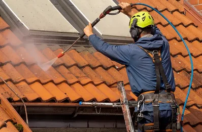 Démoussage et hydrofuge de toiture à Thors